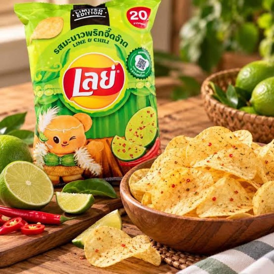 شبس ليز تايلندي بنكهة الفلفل والليمون