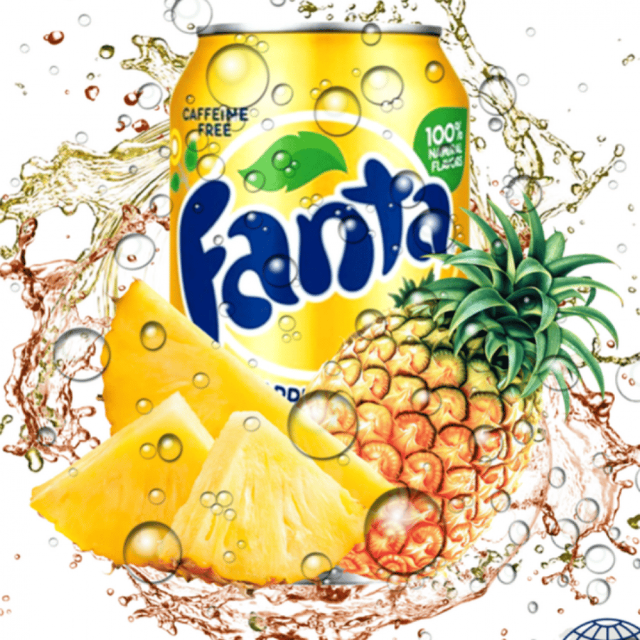 فانتا بنكهة الاناناس مستورد 355ml (مستورد من امريكا)