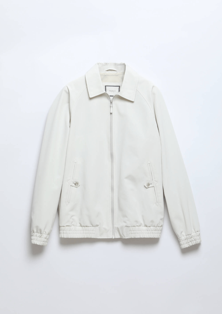 جاكيت رجالي – Ramsey – بيج فاتح – ياقة قميص – قطن-  S، M، L، XL، XXL، XXXL - صنع في تركيا