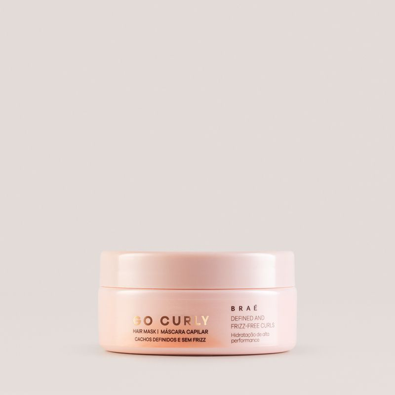 -قناع شعر مجعد ومموج بزيوت الأفوكادو والأرغان وجوز الهند-Braé Go Curly Hair Mask-جرام200-Made in Brazil