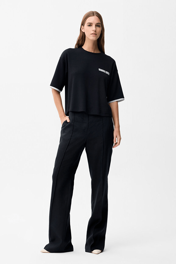 بلوزة نسائية – ADL – أسود – فيسكوز – XS S M L XL XXL- صنع في تركيا
