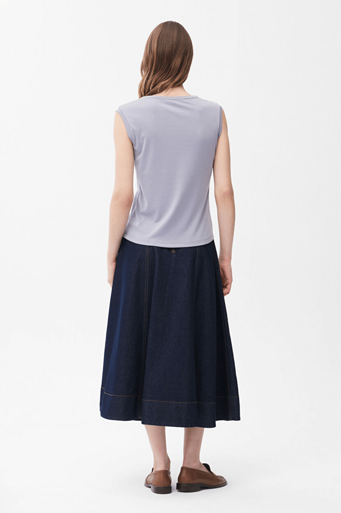 بلوزة نسائية – ADL – أرجواني – مودال – XS S M L XL XXL- صنع في تركيا