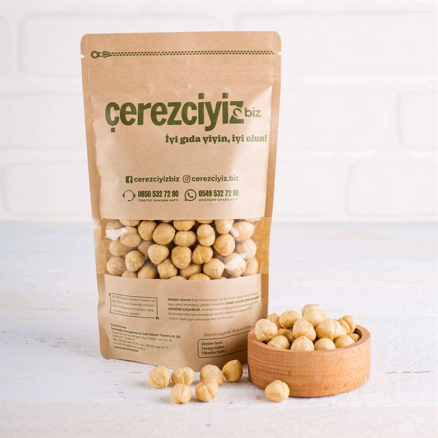 بندق محمص – cerezciyiz – مصدر غني بالمعادن والطاقة – 500 جرام – Made in Turkey