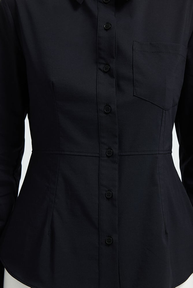 قميص نسائي – ADL – اسود – قطن– XS S M L XL XXL- صنع في تركيا