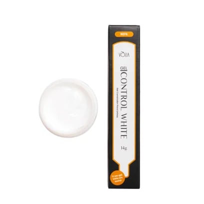 Gel Control White -جل بناء أظافر أبيض – Volia – بناء وتشكيل الأظافر – 14 جم – Made in Brazil