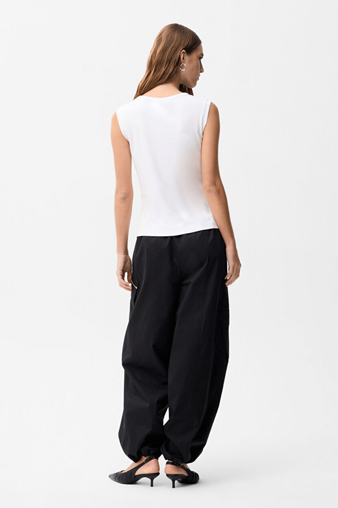 بلوزة نسائية – ADL – ابيض – مودال – XS S M L XL XXL- صنع في تركيا