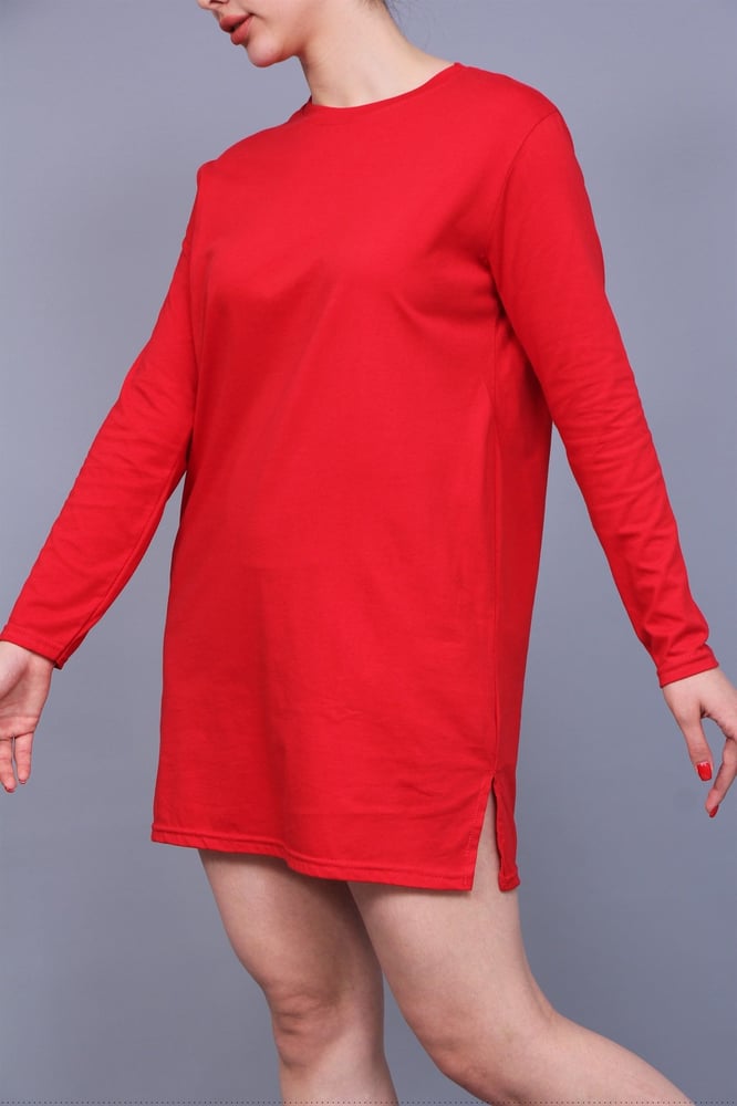 سويت شيرت نسائي – modacan toptan – احمر – قطن – S-M-L-XL – صنع في تركيا