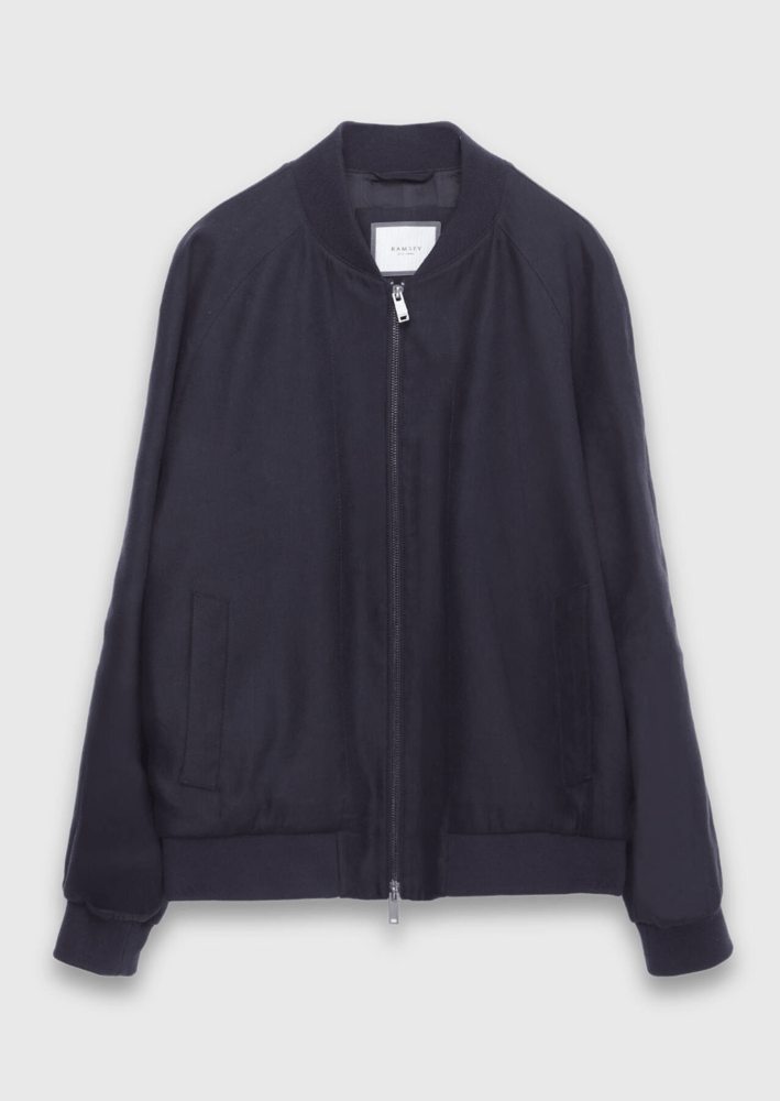 جاكيت رجالي – Ramsey – أزرق داكن سادة – جيب جانبي – تينسل -  S، M، L، XL، XXL، XXXL- صنع في تركيا