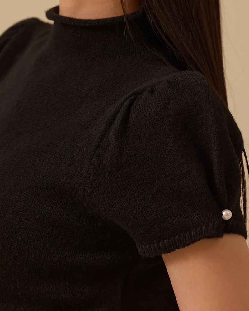 بلوزة نسائية – secilstore – أسود - قصة ضيقة – بولي أميد – S، M، L – صنع في تركيا