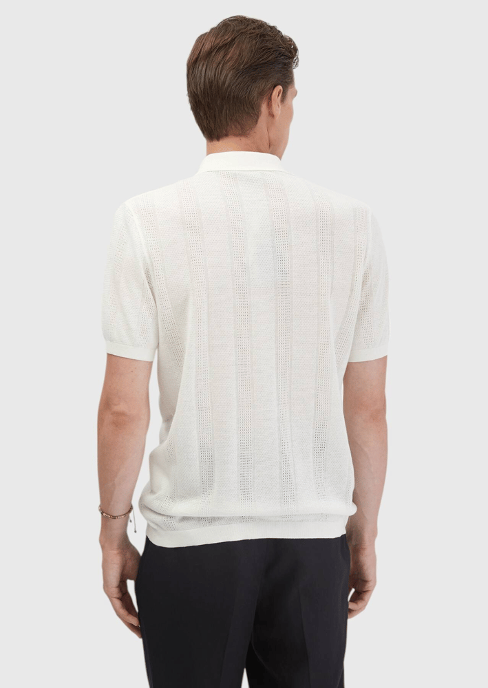 كارديجان رجالي – Ramsey – بيج فاتح جاكار – ياقة بولو – فيسكوز  -  S، M، L، XL، XXL، XXXL - صنع في تركيا