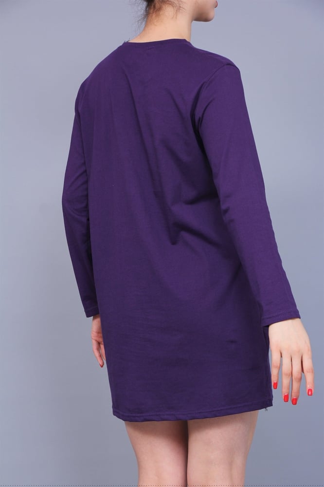 سويت شيرت نسائي – modacan toptan – موف – قطن – S-M-L-XL  – صنع في تركيا