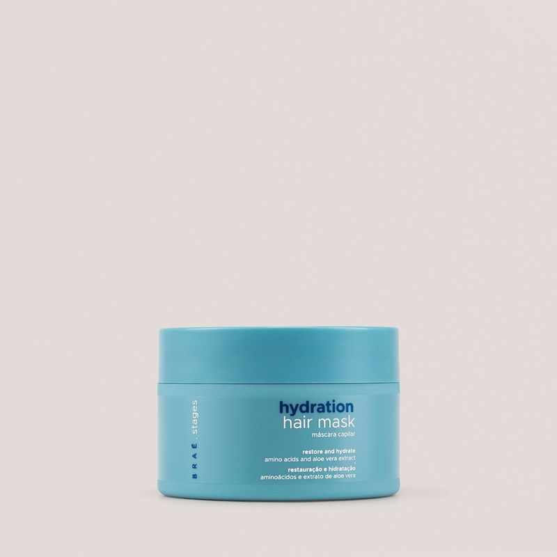 قناع للشعر -BRAÉ Stages Hydration Mask-الألوفيرا والأحماض الأمينية-200 جرام -Made in Brazil