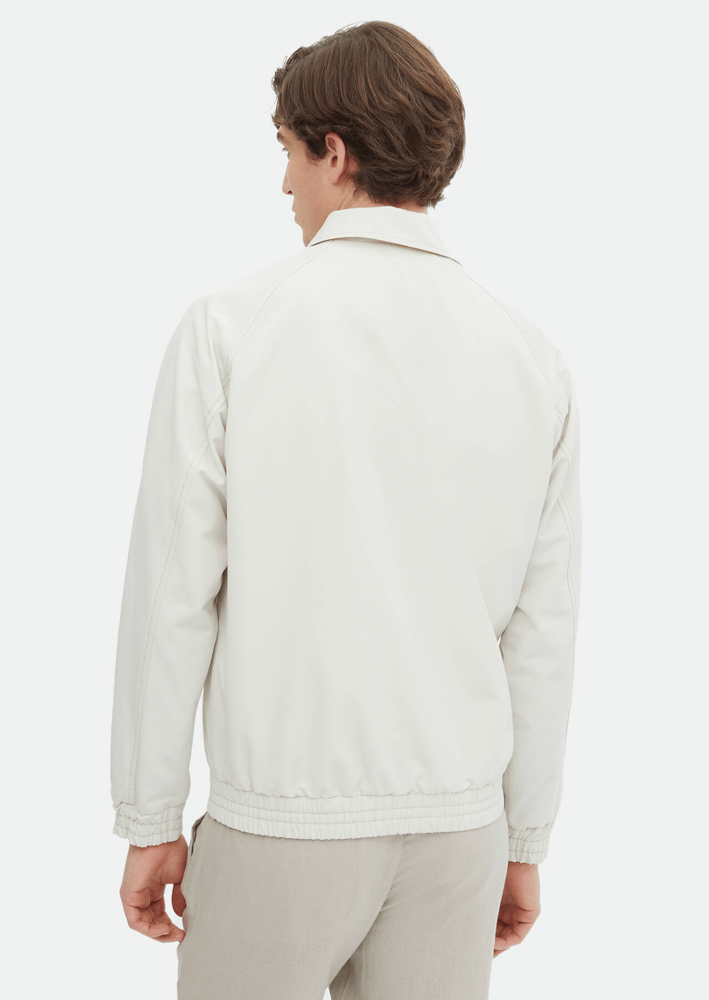 جاكيت رجالي – Ramsey – بيج فاتح – ياقة قميص – قطن-  S، M، L، XL، XXL، XXXL - صنع في تركيا