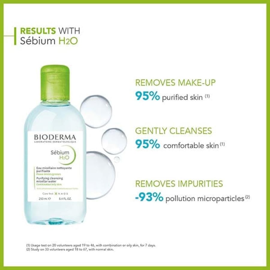Bioderma Micellar Solution for Cleansing and Purifying Sebium, 50 ml