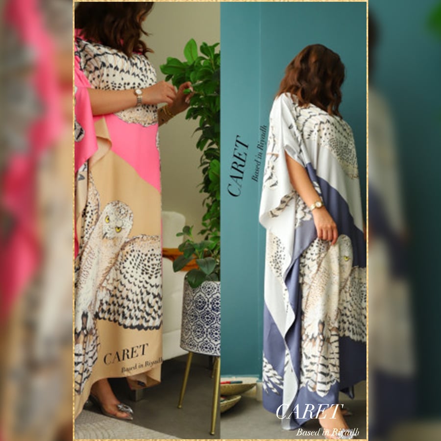 Owl Printed Kaftan