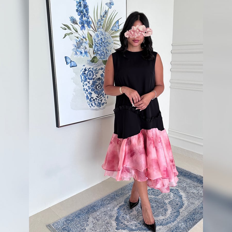 Flattering Layered Dress