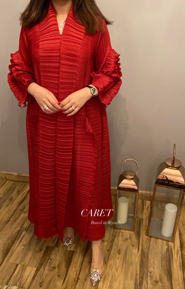Elegant Dress with Ruffles