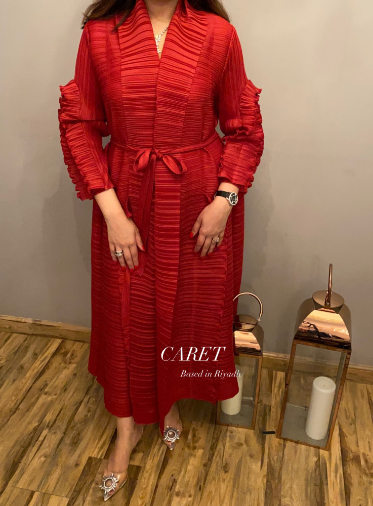 Elegant Dress with Ruffles
