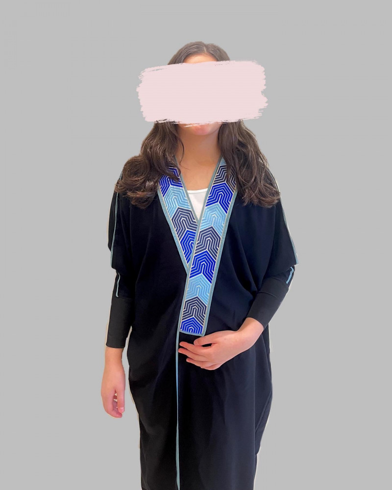 Shades of Blue Abaya