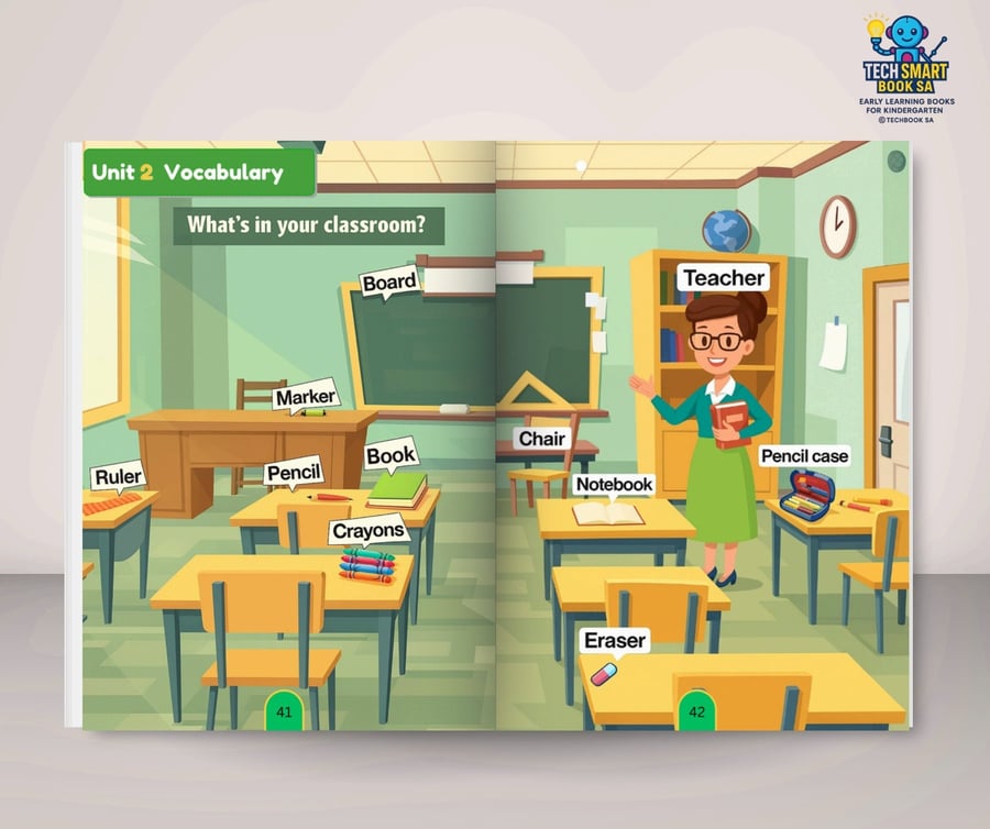 مجموعة المستوى الأول KG1-KG2 TECH SMART BOOK