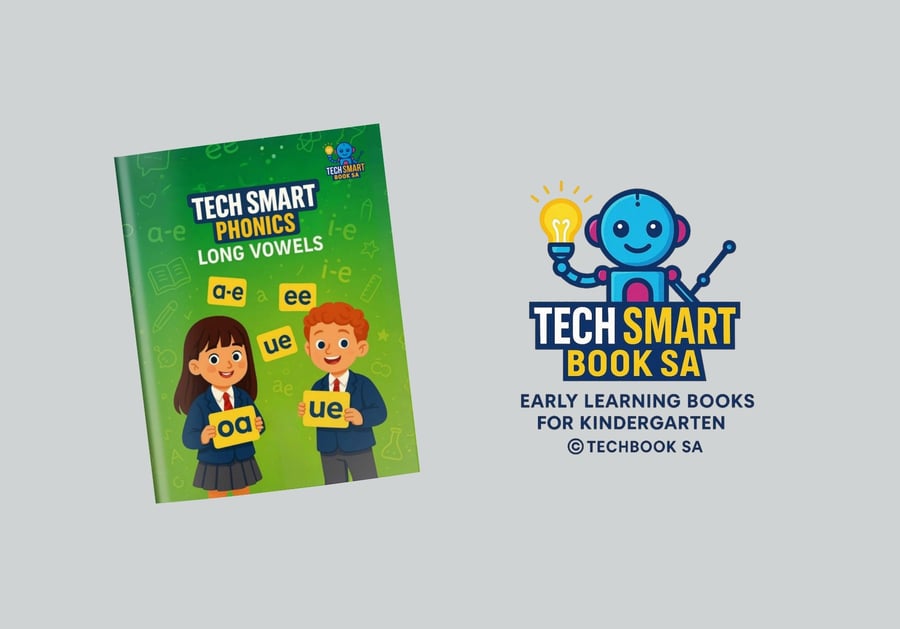 Tech smart phonics 3 books for KG1-KG2
