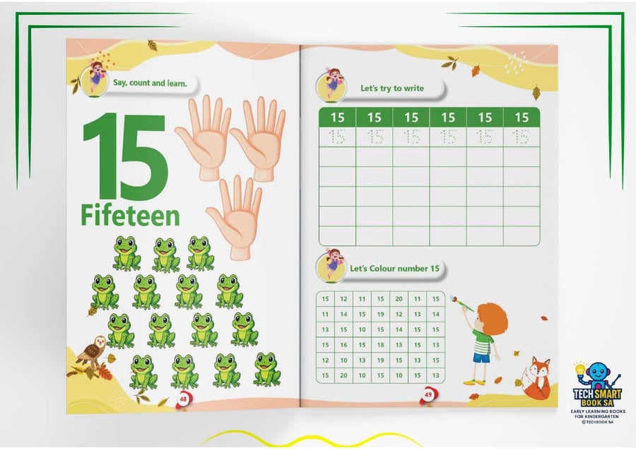 مجموعة المستوى الأول KG1-KG2 TECH SMART BOOK