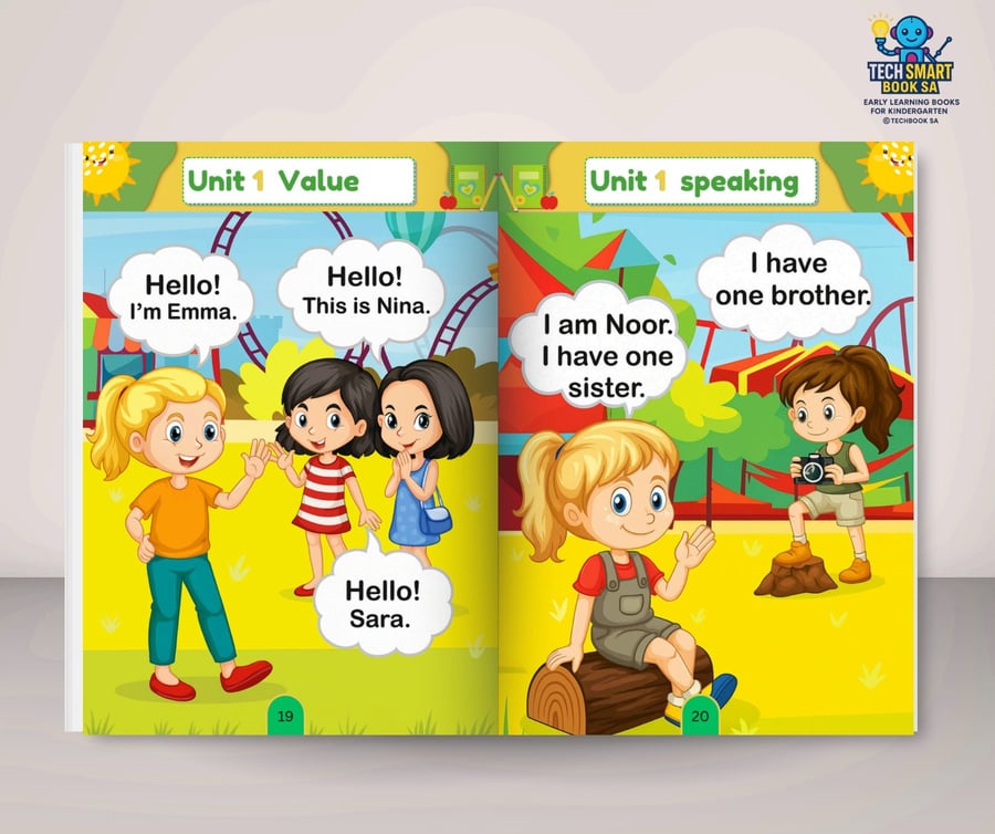 مجموعة المستوى الأول KG1-KG2 TECH SMART BOOK