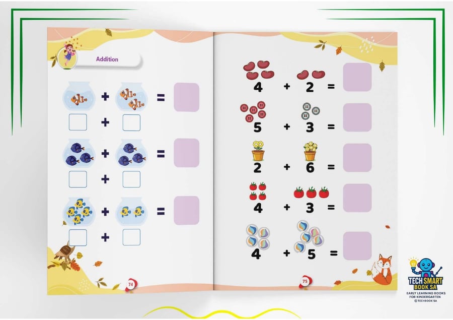 مجموعة المستوى الأول KG1-KG2 TECH SMART BOOK