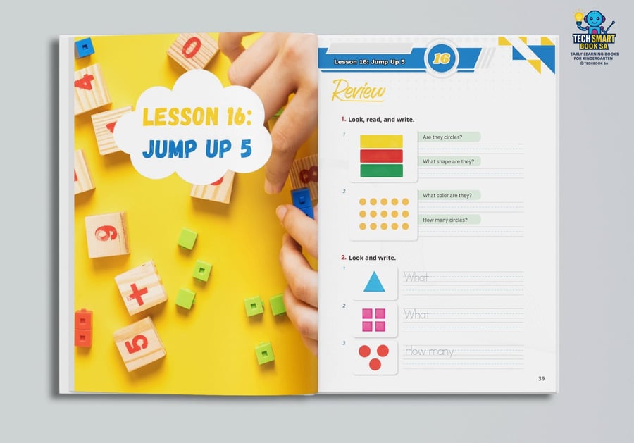 TECH SMART GRAMMAR SET FOR KG 1-2 (2 Books)