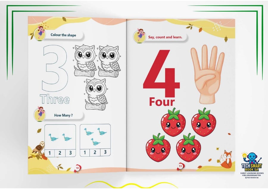 مجموعة المستوى الأول KG1-KG2 TECH SMART BOOK
