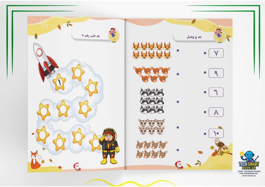 مجموعة المستوى الأول KG1-KG2 TECH SMART BOOK