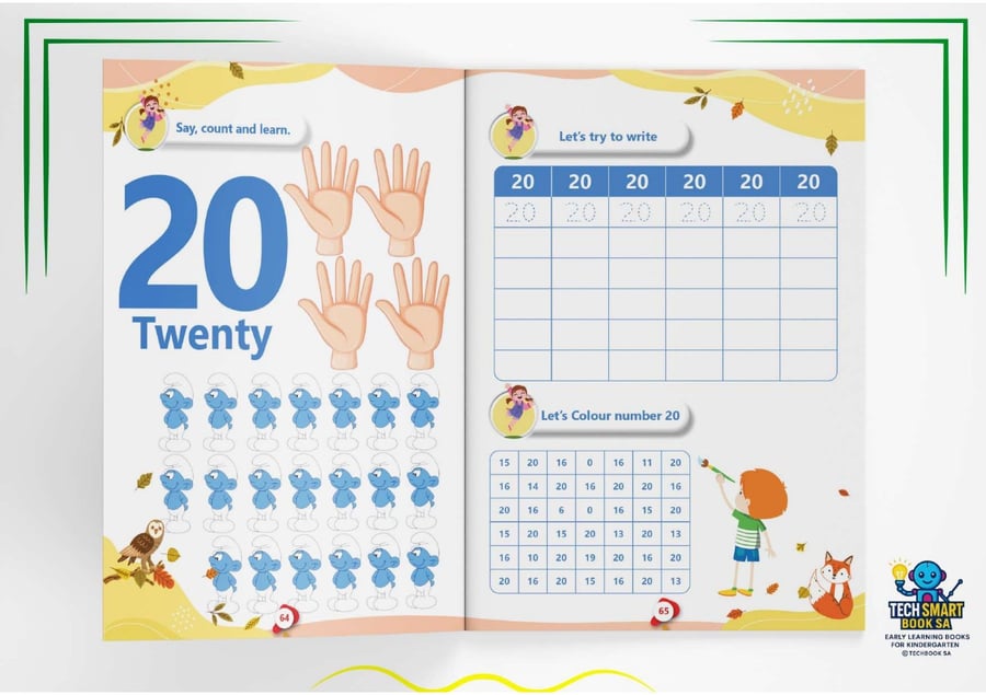مجموعة المستوى الأول KG1-KG2 TECH SMART BOOK