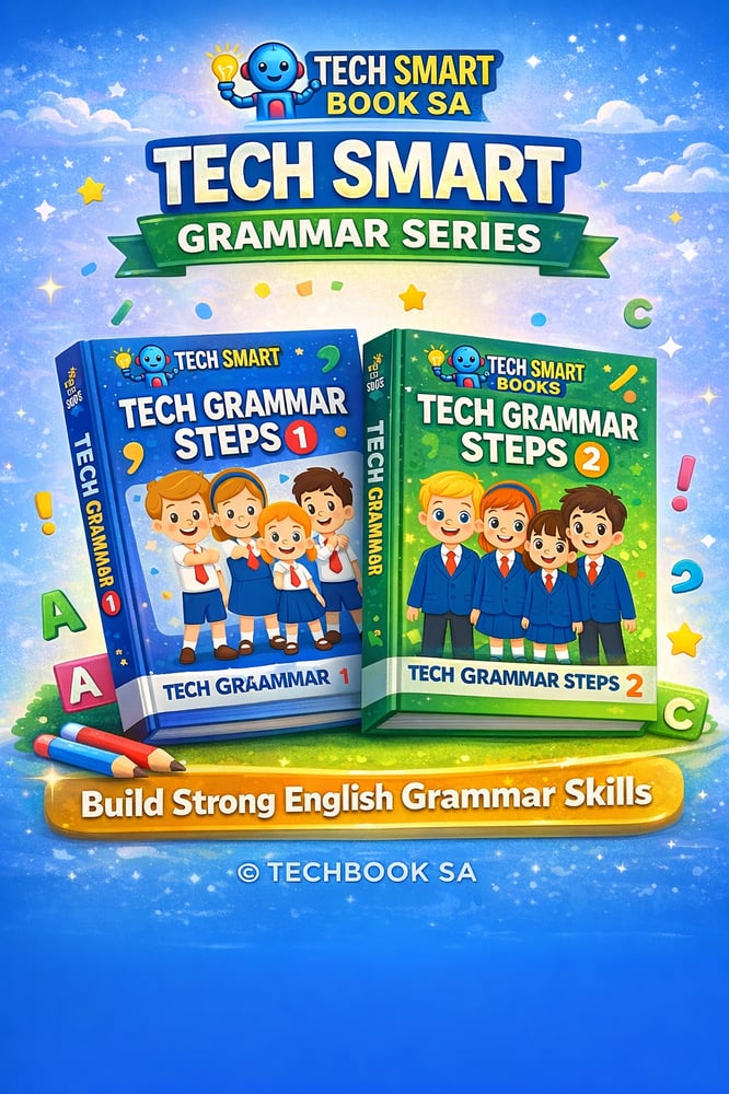 TECH SMART GRAMMAR SET FOR KG 1-2 (2 Books)