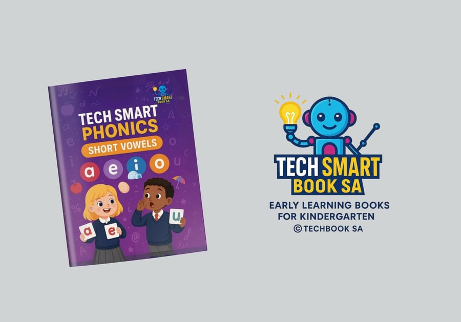 Tech smart phonics 3 books for KG1-KG2