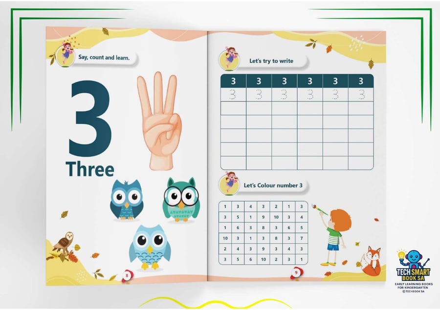 مجموعة المستوى الأول KG1-KG2 TECH SMART BOOK