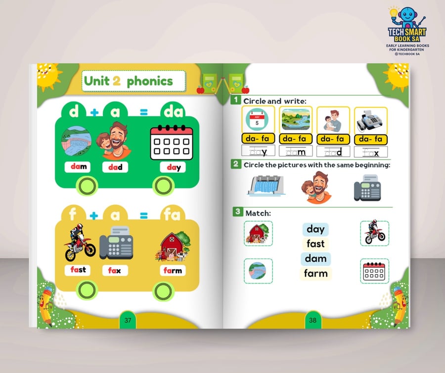 مجموعة المستوى الأول KG1-KG2 TECH SMART BOOK