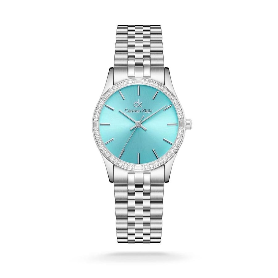 Women's Carmen Klein steel watch in silver color