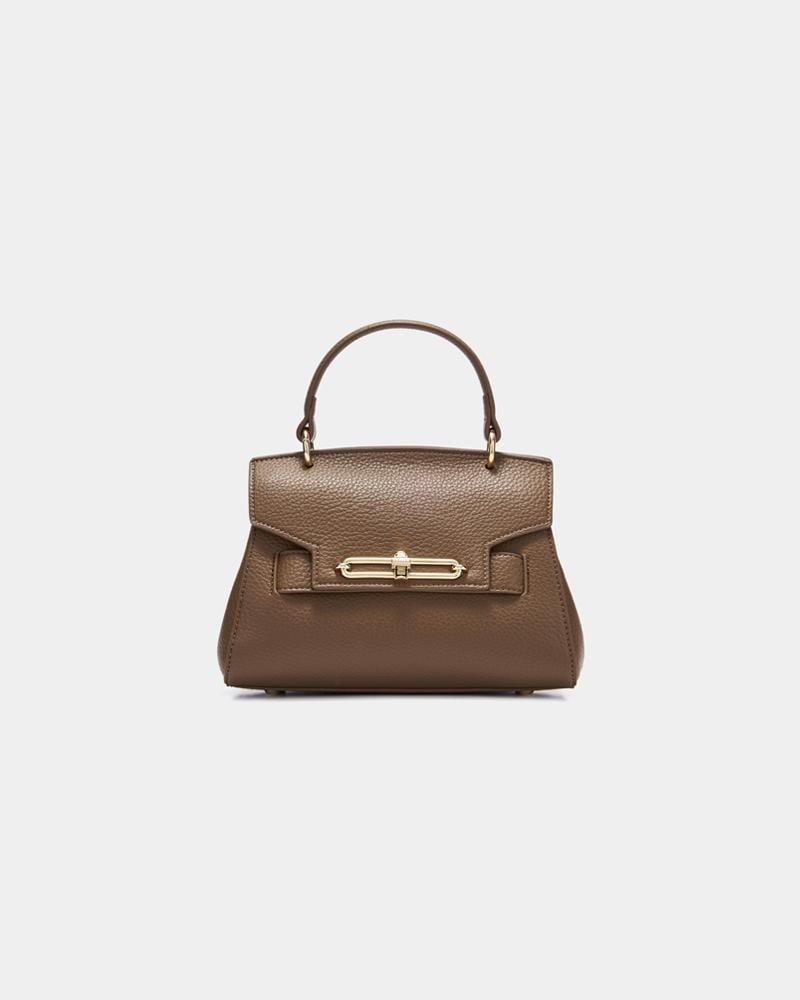 Women's bag in brown color