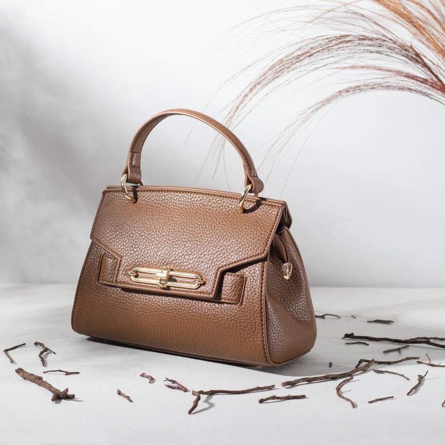 Women's bag in brown color