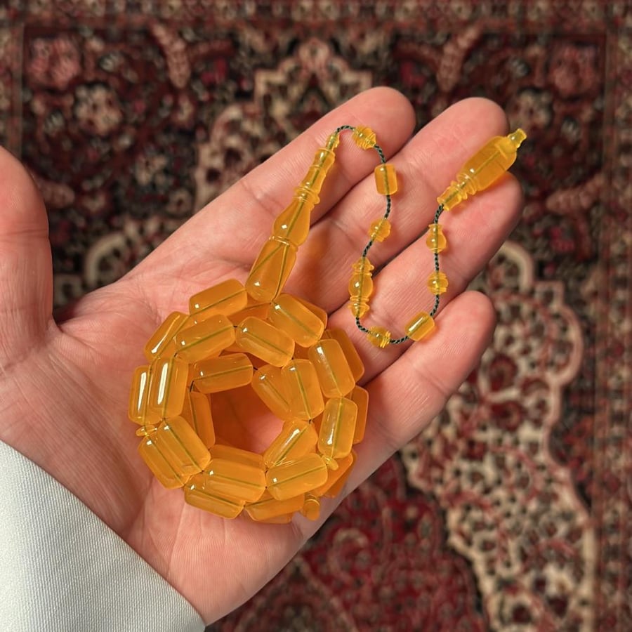 مسباح فاتوران اصفر شفافيه تمليكة