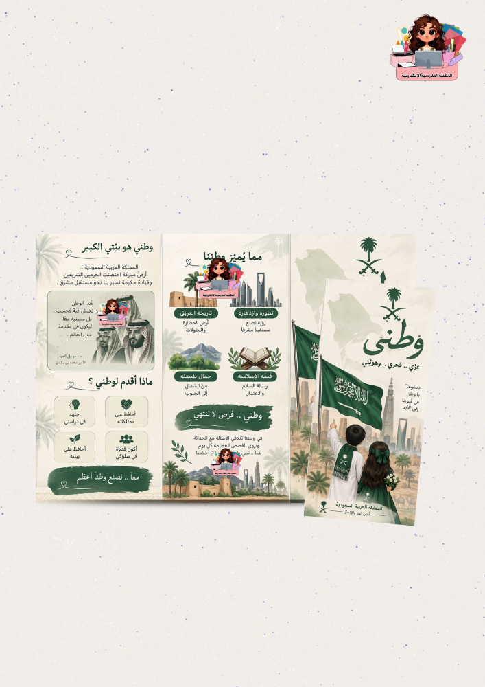 مطوية اليوم الوطني السعودي