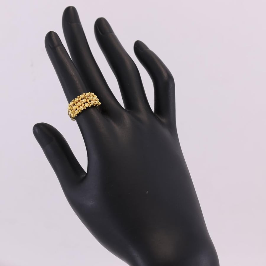 خاتم  ذهب دوريكا ثلاث ادوار   -  عيار 21