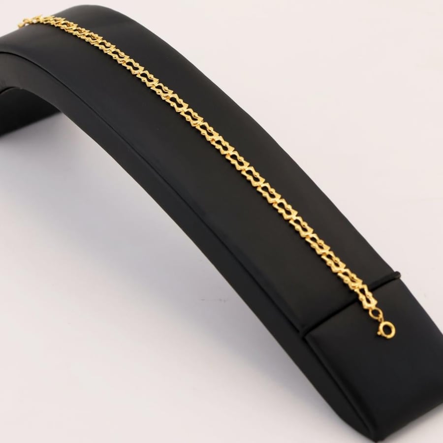 اسوارة ذهب جنزير فاخر   - عيار 21