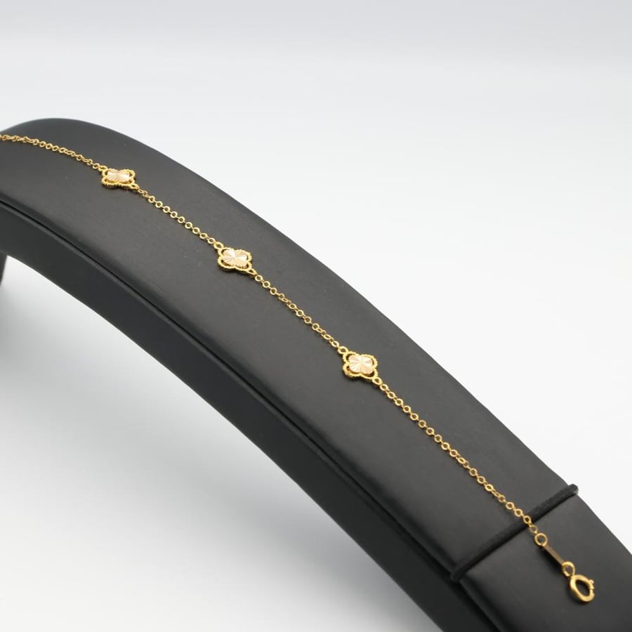 اسوارة ذهب ازهار ايطالي عيار 21