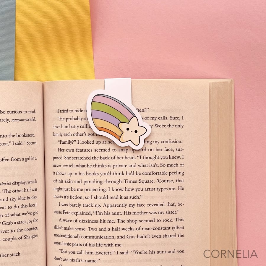 فاصل كتب مغناطيسي تصميم لطيف نجمة -كيوت  Kawaii Sky Star