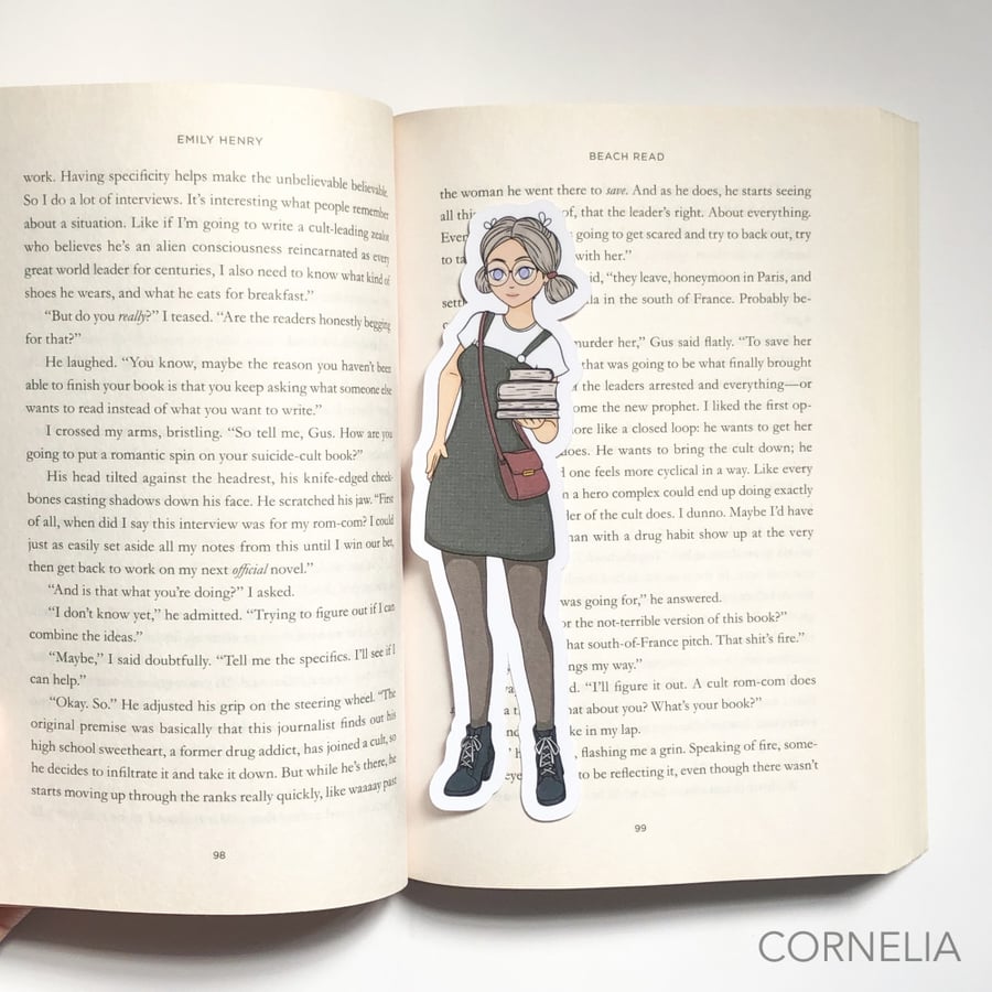 فاصل كتاب قص خاص تصميم لطيف اماندا -كيوت Amanda