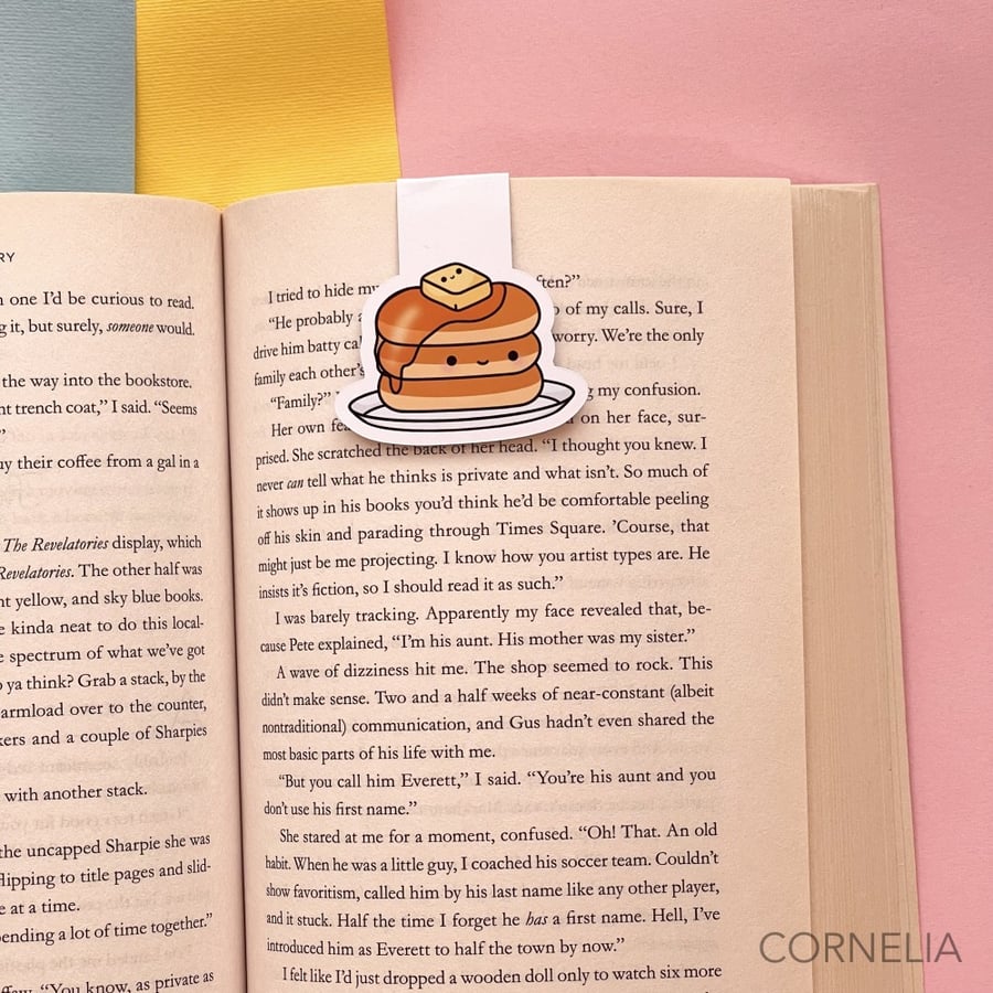فاصل كتب  تصميم لطيف بانكيك -كيوت  Kawaii Breakfast Pancake