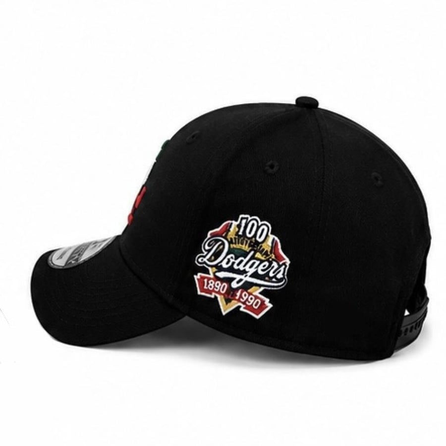 Los Angeles Dodgers Black Cap - Mexican Flag & 100th Anniversary Edition.