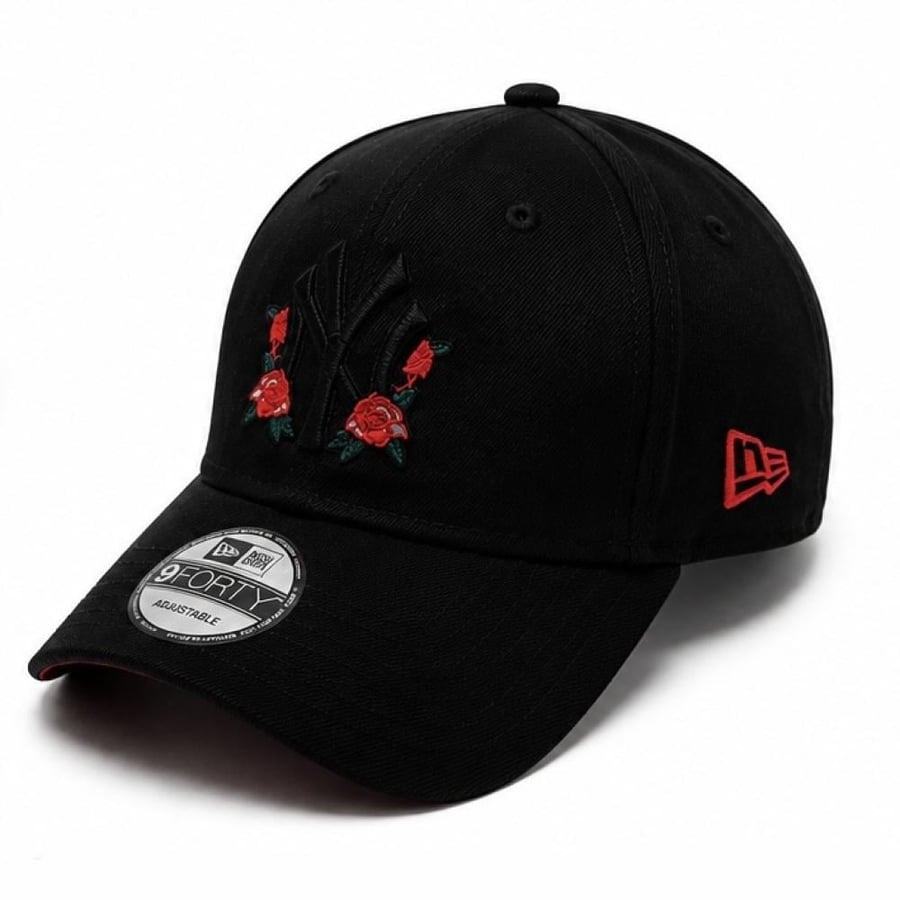 كاب NY 100th Anniversary (الشعار الأبيض والذهبي) : NY Centennial Black