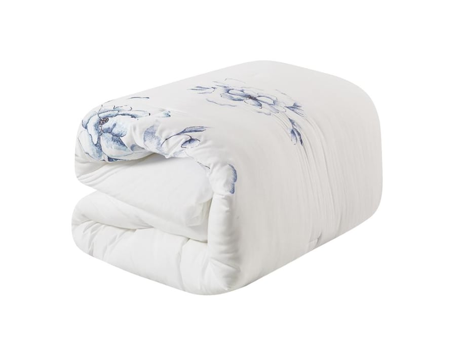 مفرش إي صيفي مفرد ونص مطرز 4 قطع